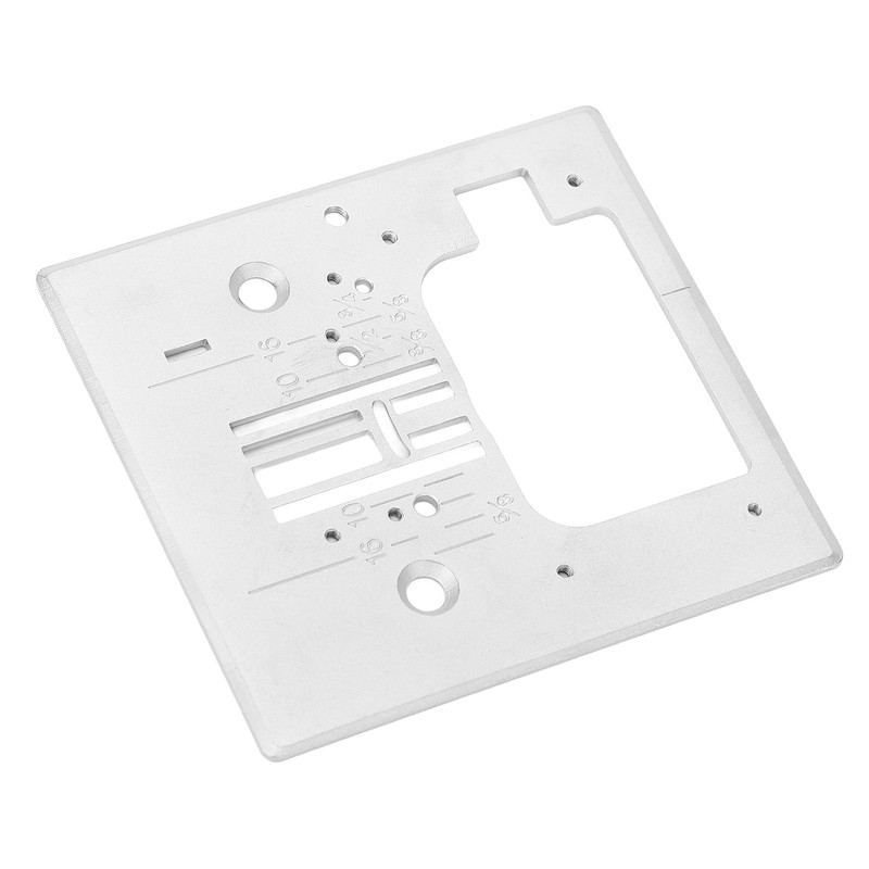 Sewing Machine Needle Plate 7.6x8.4cm Steel Needle Throat Plate for