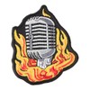 PatchStop Brand Set Me On Fire Elvis Mic Patch, Music