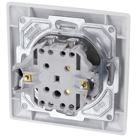 Flush-Mounted Button Bell Symbol Plug-In Terminal All-in-One Series G1 Pure White