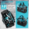 DURATECH 16-Inch Heavy Duty Tool Bag with Waterproof Hard Bottom,
