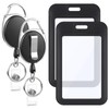2 Pack Badge Holder Retractable Clip Heavy Duty Reels with