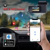 WiFi Dashcam Car Front, 4K UHD Car Camera with 64G