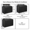 Aozzy Air Conditioner Covers for Window Units Ac Covers for