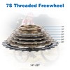 WEEROCK Bike Freewheel 7 Speeds, 14-28T Threaded Freewheel Screw On