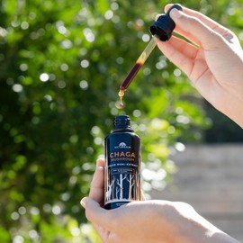 Naturealm Chaga Mushroom Liquid Dual-Extract – Energy, Focus, Mental Clarity, Immune Support, Glowing Skin, Non-GMO, Vegan, Gluten-Free, High Potency, Premium Quality, 50 ml / 100 ml Healthcare Fitness - Size: 100ml