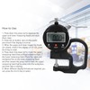 Digital Thickness Gauge Electronic Thickness Caliper Meter 0.01mm Resolution for