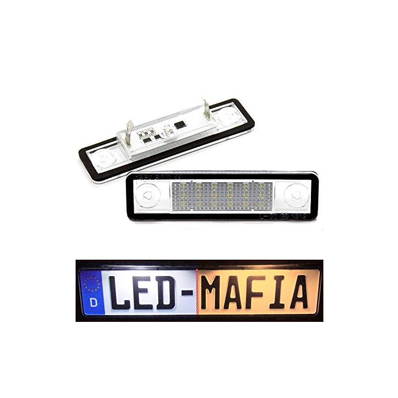 LED Number Plate Lighting Module E-Mark Plug & Play Xenon