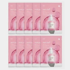 Medicube PDRN Pink Peptide Serum Mask Pack of 10 / PDRN 핑크 펩타이드 세럼 마스크 팩 10매