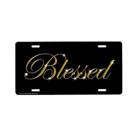 Blessed License Plate Car Tag