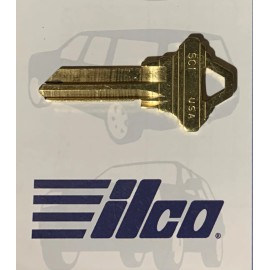 LOT OF (10) SCHLAGE SC1 ILCO KEY BLANKS SOLID BRASS MADE IN THE USA
