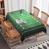 SIEDYCV Football Tablecloth, 52x70 Inch Green Grass Lawn Football Field