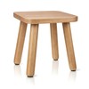 9 Inch Small Wooden Step Stool Solid Wood Stool Wooden