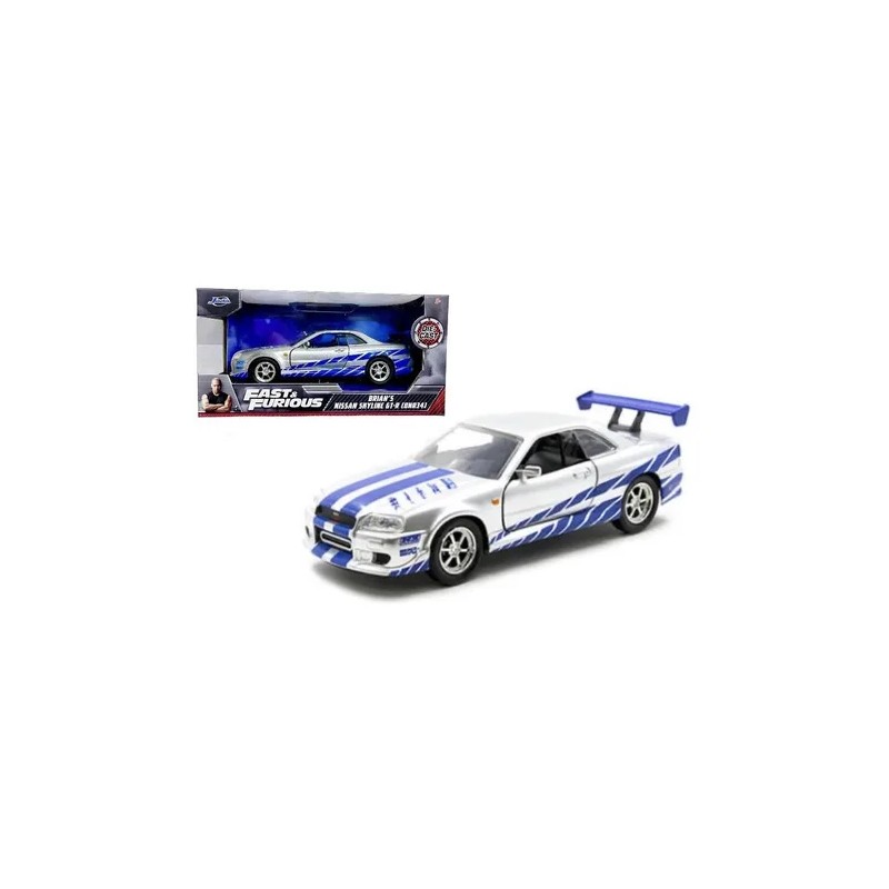 Nissan Skyline Gtr R34 Brian Rapido Y Furioso Jada 1:32