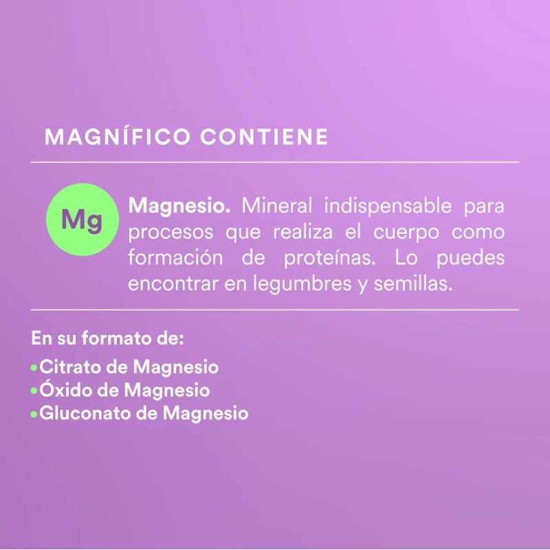 Magnífico | Citrato De Magnesio | Wu | Premium Sabor
