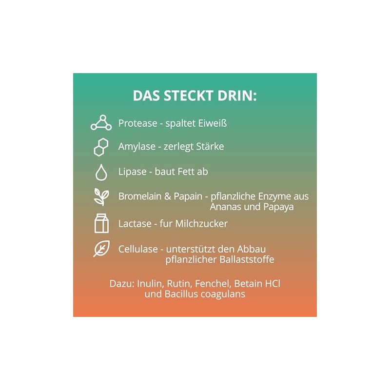 n:zymX Pro - Enzyme Complex with Inulin, Rutin & Fennel