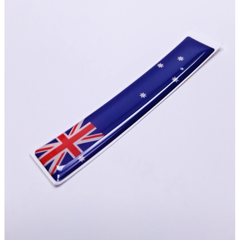DIGIART INTERNATIONAL 1 AUSSIE AUSTRALIAN FLAG 3D EPOXY CAR EMBLEM
