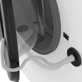 Front Loader Washing Machine Door Support, Removable Washing Machine Door Stop, Magnetic Washing Machine Door Holder to Keep the Washing Machine Door Open (Grey)