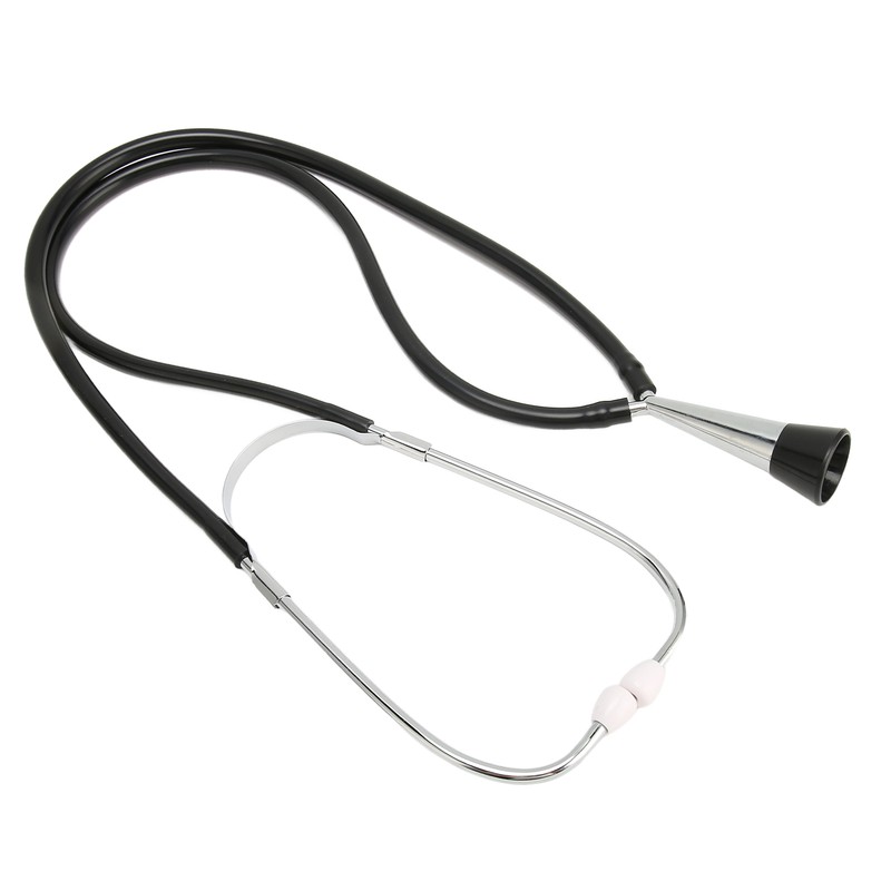 Fetal Stethoscope Monitoring Aluminum Alloy Soft Fetal Heart Stethoscope Black