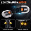 2Pcs Bicycle Turn Signal with Alarm, USB Charging Remote Control