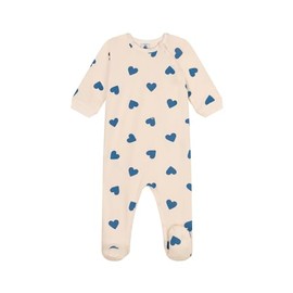 Petit Bateau Unisex Baby Long Sleeve Pyjamas, Avalanche/Beach