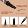 Eyebrow Pen for Women - Dual-Ended Microblading Pen with Multi-Prong
