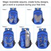 Bekahizar 20L Reversible Sequin Backpack Glittering Bling Mermaid Daypack Rucksack