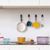 INNÔPLUS 6 Pieces Adhesive Hooks,Hat Hooks, Self Adhesive Wall Hooks,Towel