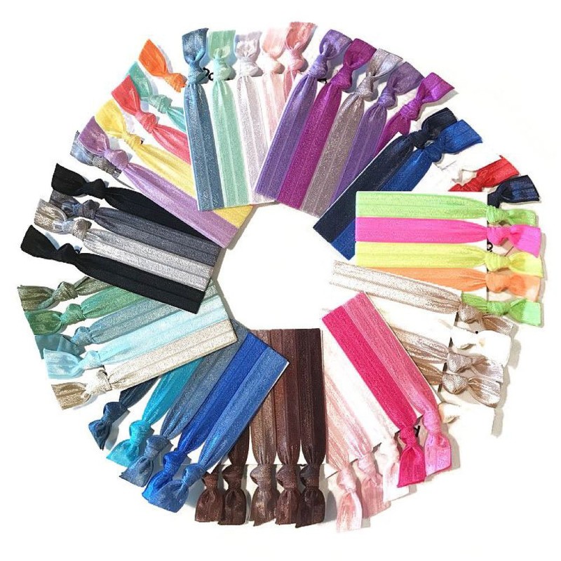 Popband Bubblegum Elastic Hair Tie Bands 5 Pack