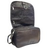 AsdruMark Dark Brown Hanging Wash/Toiletry Bag