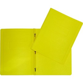 Hilroy 06204 3-Prong Report Cover, Yellow, 25 Per Pack