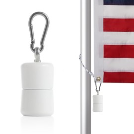 Frunke Flag Weights 1.5 LB Counterweight for Bottom of Flag, Heavy Duty 24 oz Flag Counter Weight Keep Flag Straight for Windy Days Outside Internal Halyard Flagpole Accessories