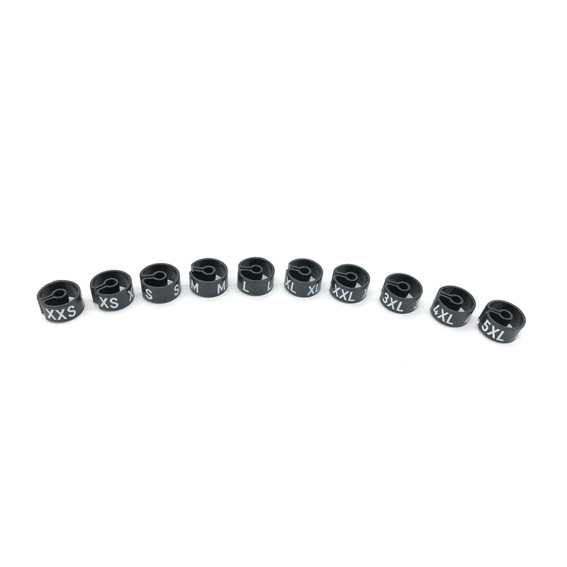 Tex-Clip® Size Rings for Clothes Hangers Set of 250 XXS