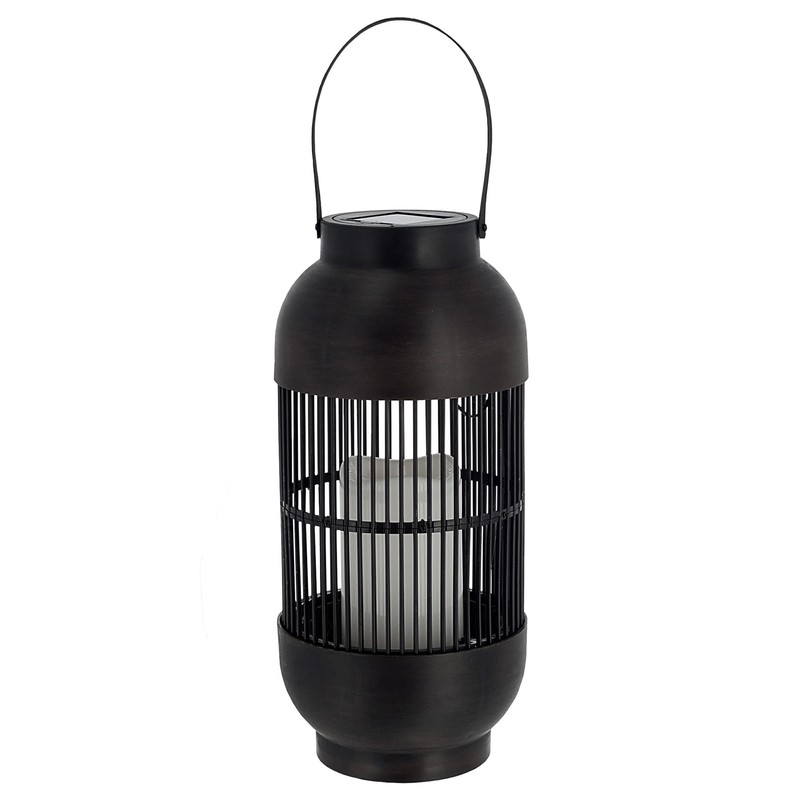 Solar Lantern Handle 15 x 33 cm Plastic Black 12