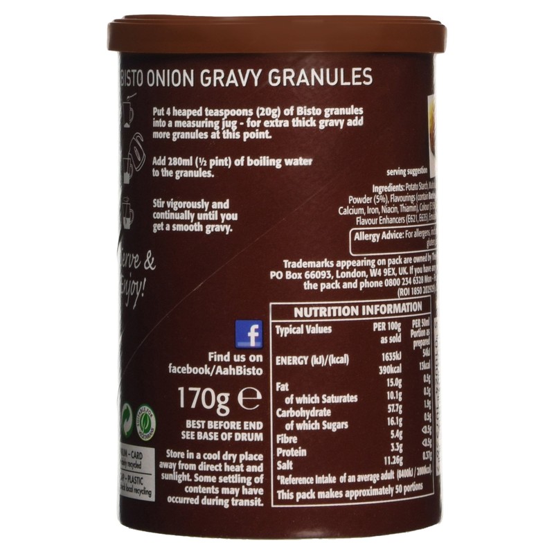 Bisto Onion Gravy Granules 170g