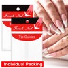 MOLILON 1440pcs French Tip Nail Stickers & Guides - French