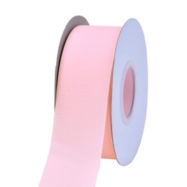 Ribest 1 1/2 inch Light Pink Grosgrain Ribbon 25 Yards Per Roll for Crafts Bow Maker Wreaths Gift Wrapping Hair Accessories Wedding