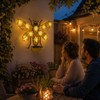 Solar Butterfly Wall Light for Outdoor Decor – LED Garden