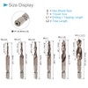 CoCud Metric Combination Drilling and Tapping Tool Set, M3 M4