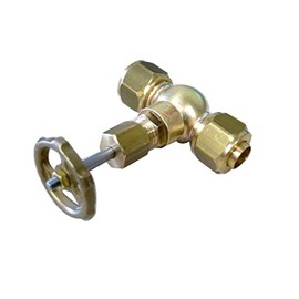 Globe Valves 1/4" pipe 180 deg 5/32" 180 deg