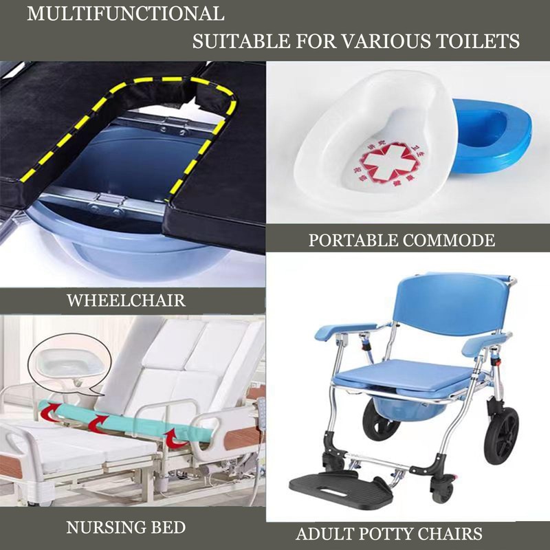 OULIGET Portable Universal Bedside Commode Liners Disposable for Seniors Disabled,Comode