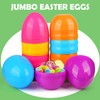 SURCVIO 12 PCS Easter Eggs 6 Inch Large Plastic Easter