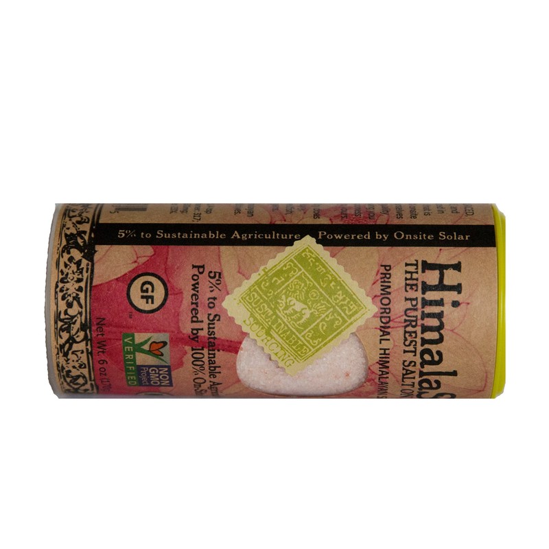 HimalaSalt Primordial Himalayan Sea Salt, Fine Grain Shaker, 6-Ounce (Pack