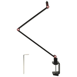 Desktop Projector Stand Alloy Steel 1/4in Mounting Screw Load 4.4lb Foldable Rotatable Projector Stand with Clamp for Livingroom