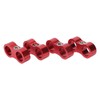 4PCS Hose Separator AN8 Automobile Oil Pipes Fixing Adapter Aluminum