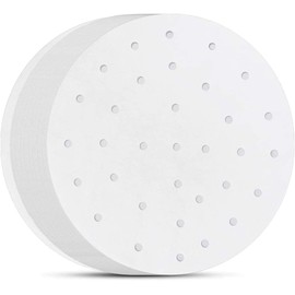Seiro Sheet Seiro Sheet Paper, 100 Pieces, Diameter 7.9 inches (20 cm), Cooking Paper for Chinese Seiro, Disposable, Round, Perforated, Steamer Sheet, Silo Paper, Cooking Sheet (Round 7.9 inches (20