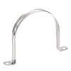 sourcing map M100 Rigid Pipe Strap, 2 Holes Tube Straps