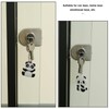 OTOTEC 12PCS Panda Keychain Cute Cartoon Panda Pendant Keyring Creative