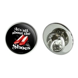 GRAPHICS & MORE The Wizard of Oz All About the Shoes Metal 0.75" Lapel Hat Pin Tie Tack Pinback
