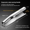 ZIGNTY Garlic Press Stainless Steel，Premium Garlic Mincer Tool，No Need to