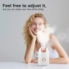 Jarphy Vaporizador Facial Portátil Rosa Blanco Con Ozono